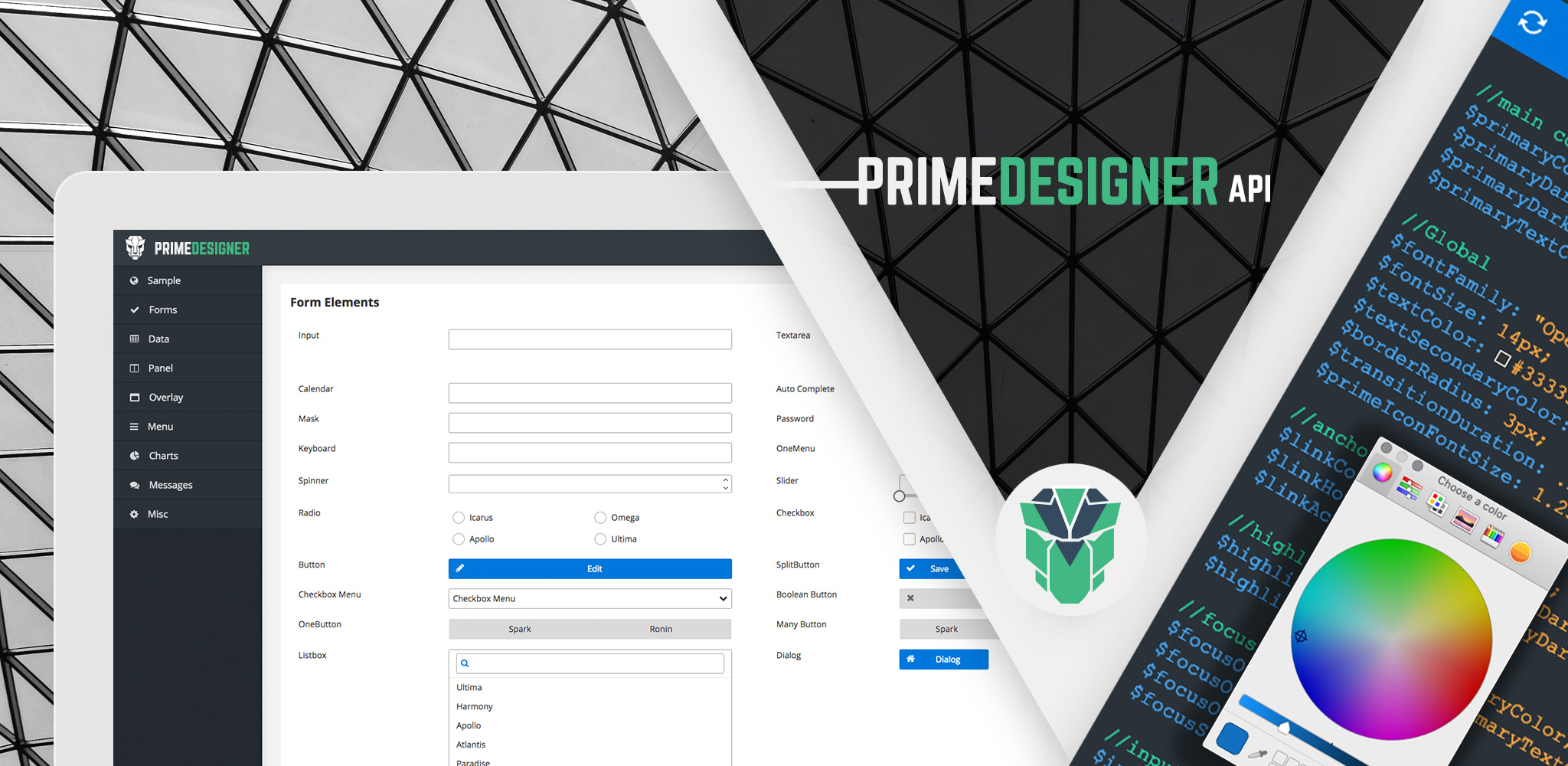 PrimeReact Designer