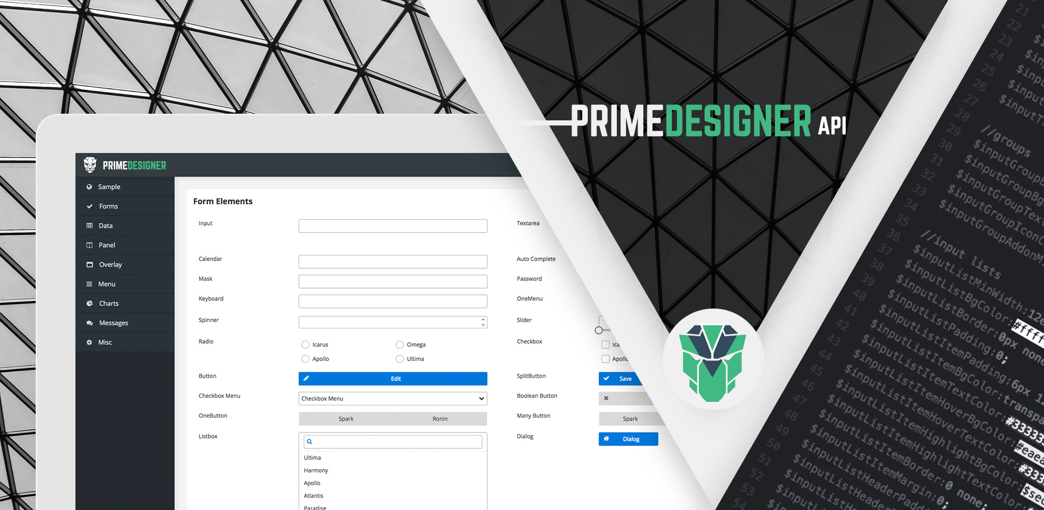 PrimeReact Designer