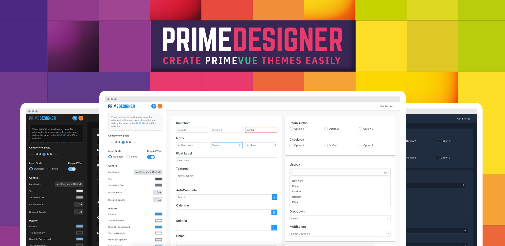 PrimeVue Designer